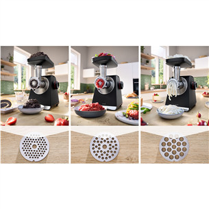 Bosch MultiPower, Series 6, 2100 W, black - Meat mincer