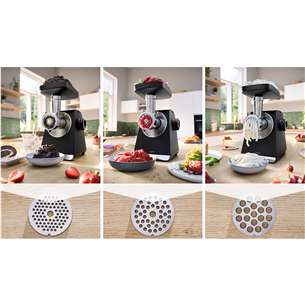 Bosch MultiPower, Series 6, 2100 W, juoda - Mėsmalė