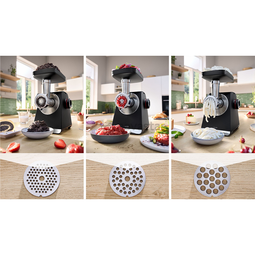 Bosch MultiPower, Series 6, 2100 W, black - Meat mincer
