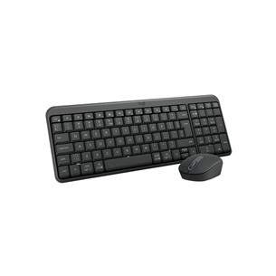 Logitech MK250 Compact, Bluetooth, US, juoda - Klaviatūra su pele