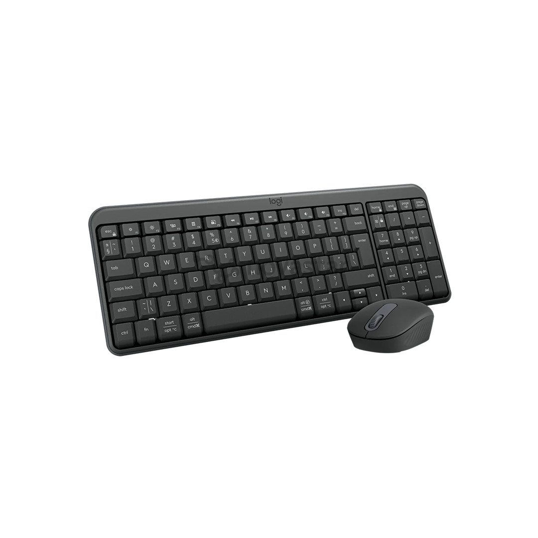 Logitech MK250 Compact, Bluetooth, US, juoda - Klaviatūra su pele