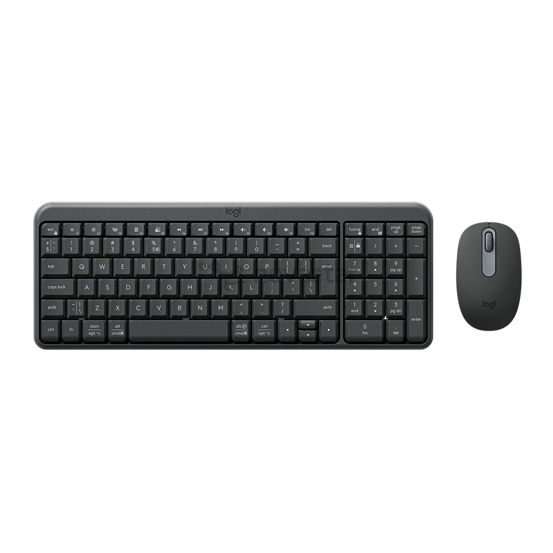Logitech MK250 Compact, Bluetooth, SWE, juoda - Klaviatūra su pele