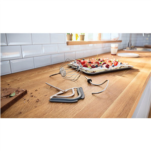 Bosch MUM5, Series 4, 1000 W, sidabro spalvos - Virtuvinis kombainas