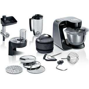 Bosch MUM5, Series 4, 1000 Вт, темно-серебристый - Кухонный комбайн MUM5XC4E