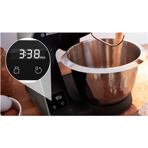 Bosch MUM5, Series 4, 1000 W, tamsios sidabro spalvos - Virtuvinis kombainas