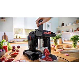 Bosch MUM5, Series 4, 1000 Вт, темно-серебристый - Кухонный комбайн