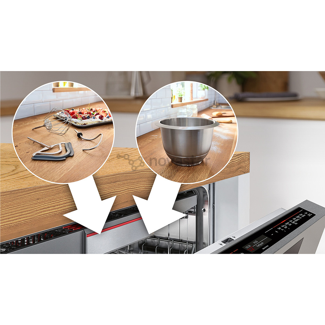 Bosch MUM5, Series 4, 1000 W, tamsios sidabro spalvos - Virtuvinis kombainas