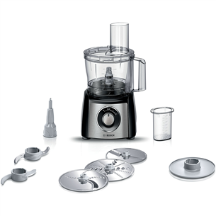 Bosch MultiTalent 3, черный/нерж. сталь – Кухонный комбайн MCM3421M