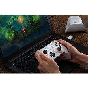 8BitDo Ultimate 2, baltas - Belaidis žaidimų pultelis