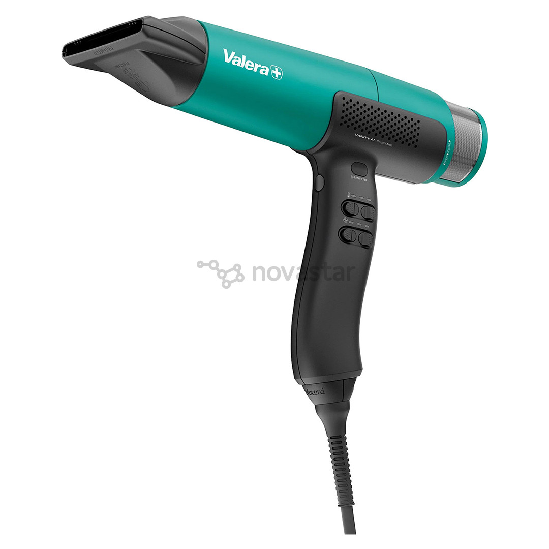 Valera VanityCare AI Emerald Pulse, 2000 Вт, зеленый - Фен
