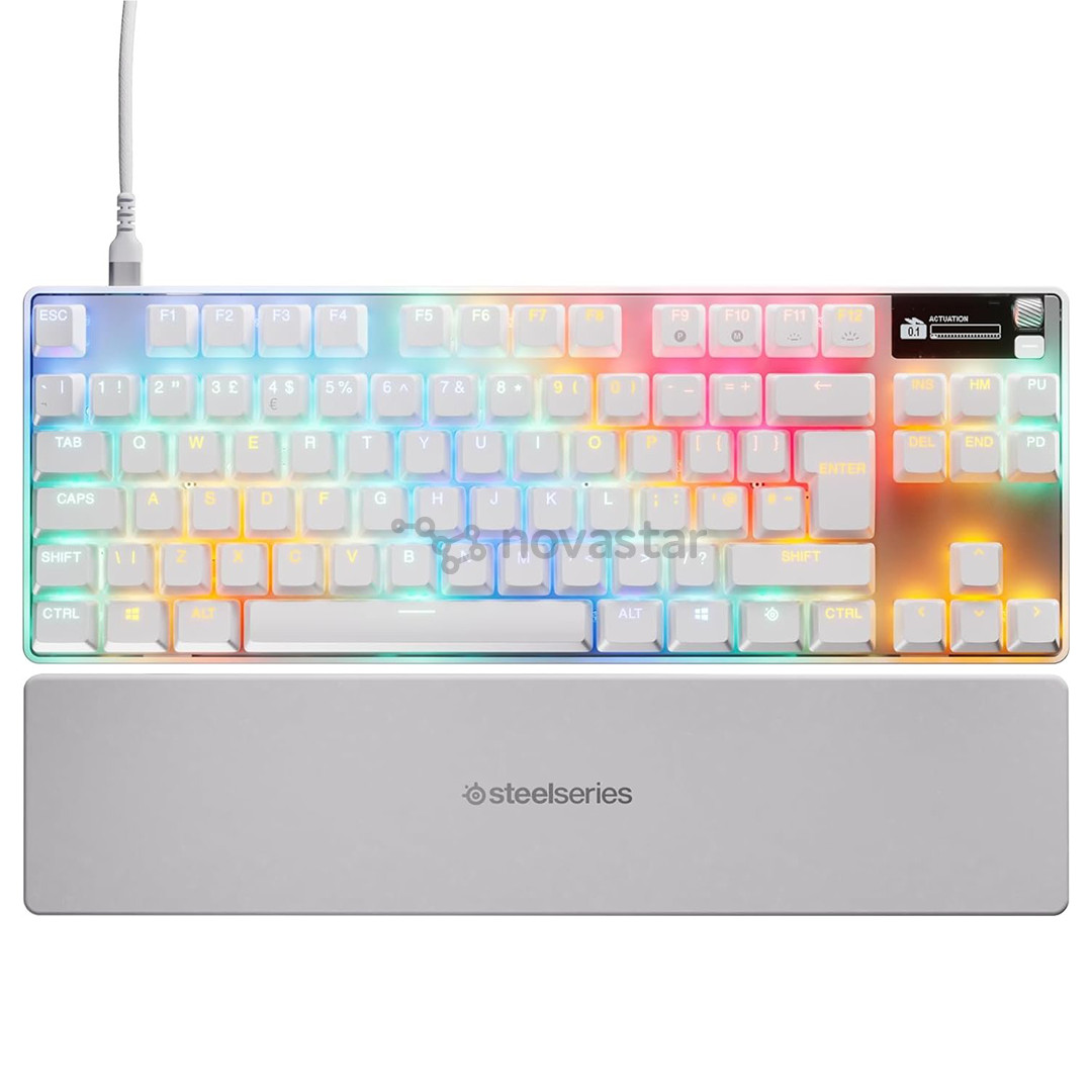 Steelseries Apex Pro TKL Gen 3, US, white - Keyboard