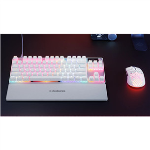 Steelseries Apex Pro TKL Gen 3, US, white - Keyboard
