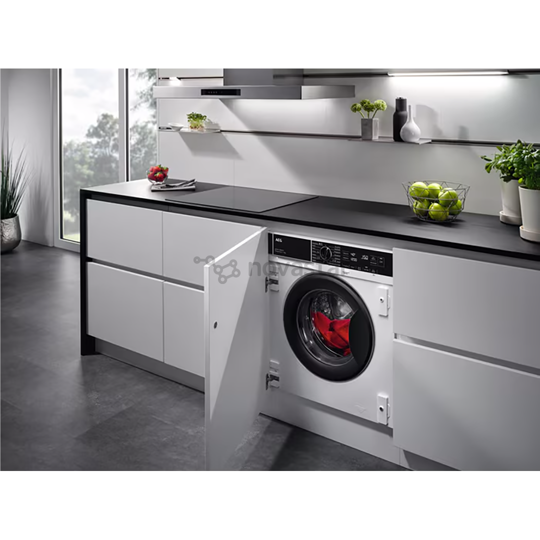 AEG 8000 Series PowerCare, 8 kg, gylis 55,3 cm, 1400 aps./min. - Įmontuojama skalbimo mašina