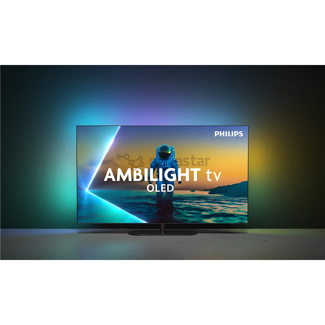 Philips OLED820, 65'', 4K UHD, OLED, tamsiai pilkas - Televizorius