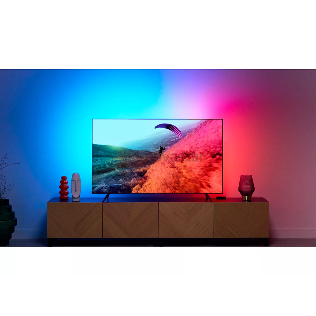 WiZ HDMI Sync Box with TV Backlight, 55"-65" TV, juoda - Išmanioji LED juosta