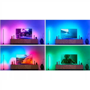 WiZ HDMI Sync Box with TV Backlight, 75"-85" TV, черный - Умная светодиодная лента