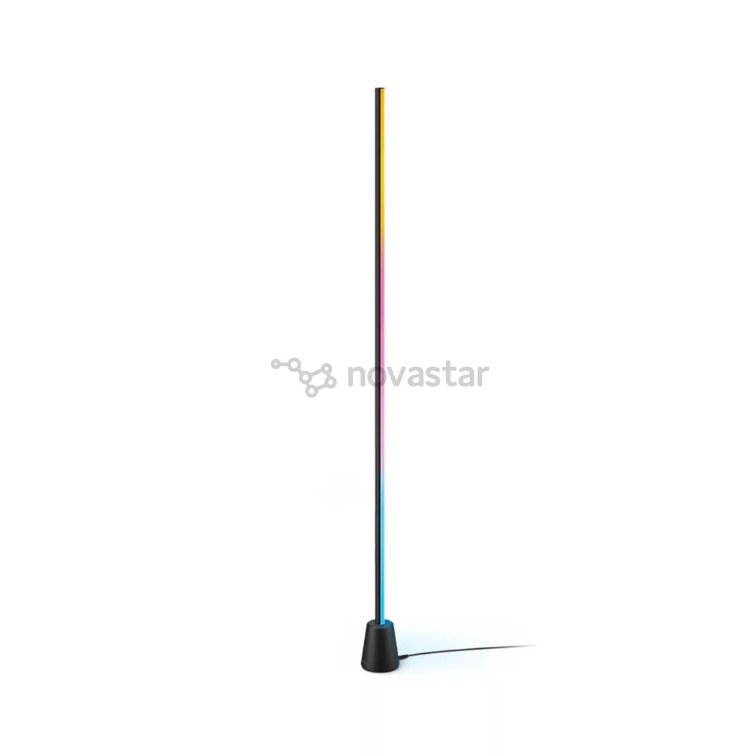 Wiz Gradient Floor Light, RGB, Bluetooth, Matter, juodas - Išmanusis šviestuvas