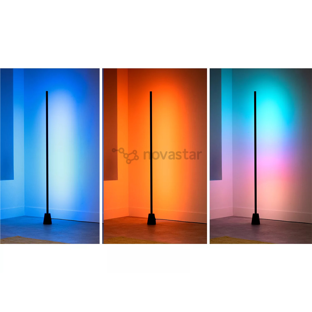 Wiz Gradient Floor Light, RGB, Bluetooth, Matter, черный - Умный светильник