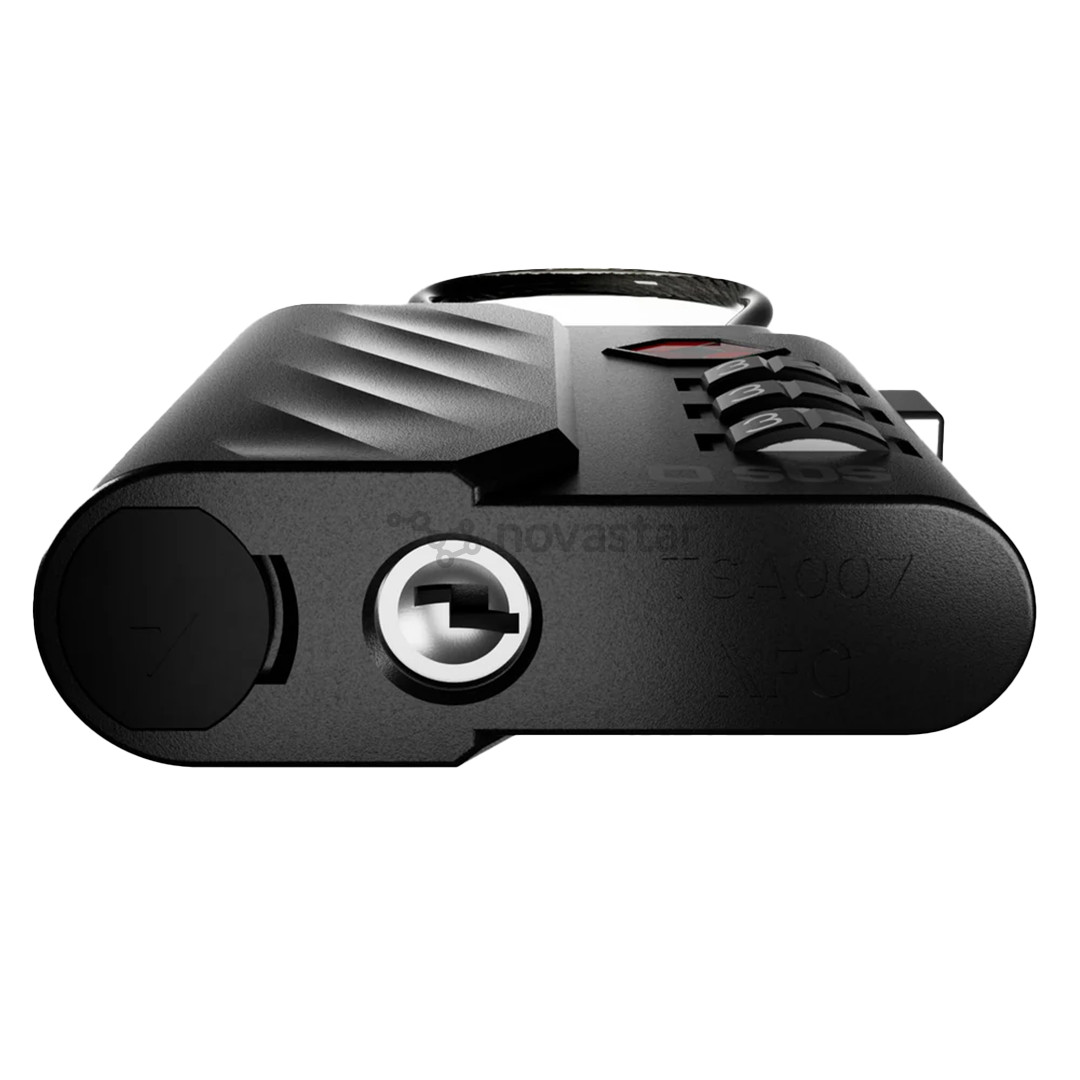 SBS FindMy lock for luggage, black - Smart tracker