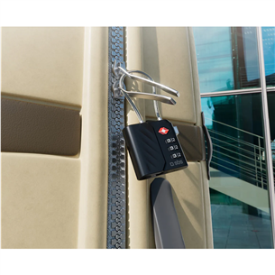 SBS FindMy lock for luggage, black - Smart tracker