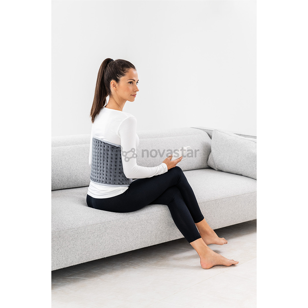 Beurer, HK 49 Cosy, 69x28 см, серый - Электрическая грелка для живота и спины