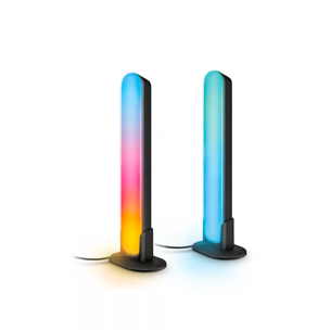 Wiz Gradient Light Bars, RGBIC, Bluetooth, Matter, juodas - Išmanusis šviestuvas 929004732301