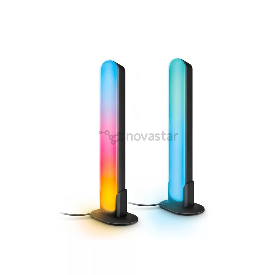 Wiz Gradient Light Bars, RGBIC, Bluetooth, Matter, juodas - Išmanusis šviestuvas