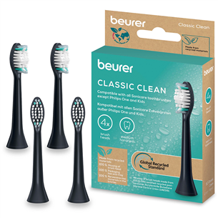 Beurer Classic Clean, 4 pcs, black - Spare brushes