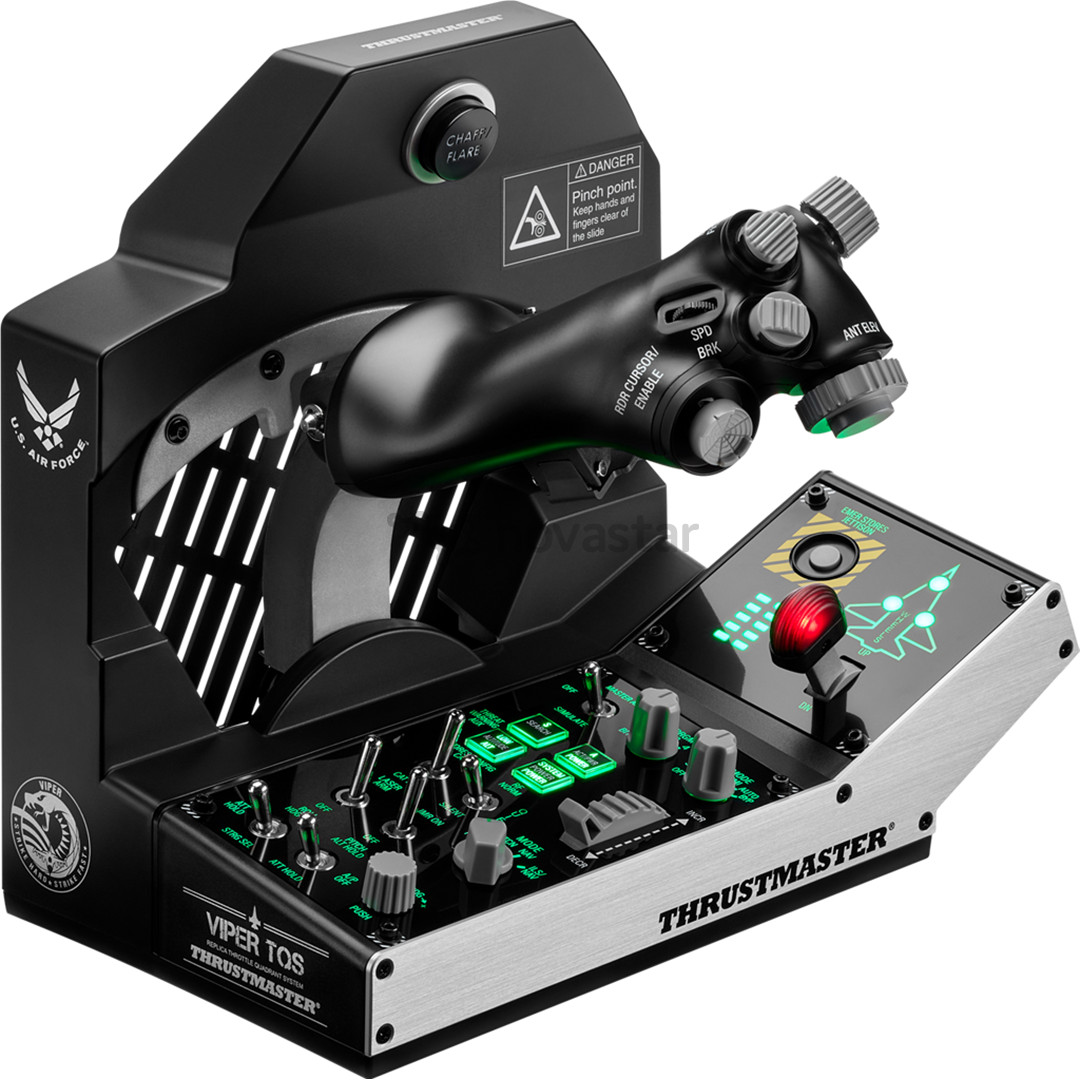 Thrustmaster Viper TQS Mission Pack, juodas - Skrydžių valdymo rinkinys