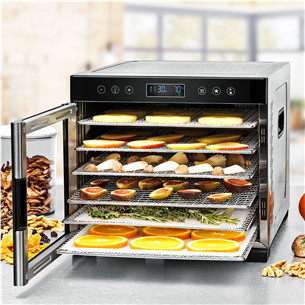 Rommelsbacher, 600 Вт, нерж. сталь/черный - Сушилка для продуктов