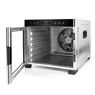 Rommelsbacher, 600 W, nerūdijančio plieno/juoda - Grybų, vaisių ir daržovių džiovyklė