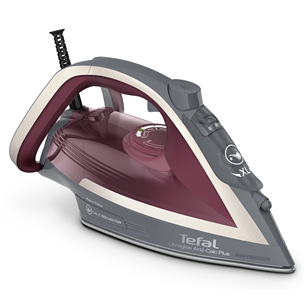 Tefal Ultragliss Plus, 2800 W, grey/lilac - Steam iron FV6840E0