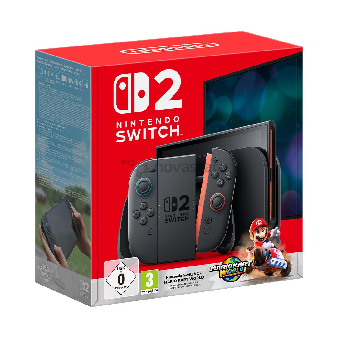 Nintendo Switch 2 + Mario Kart World, black - Game console bundle