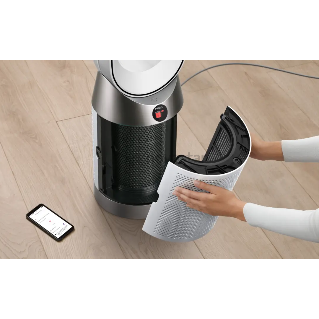 Dyson Purifier Cool PC1, baltas/nikelio spalvos - Oro valytuvas