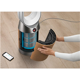 Dyson Purifier Cool PC2 De-NOx, baltas/aukso spalvos - Oro valytuvas