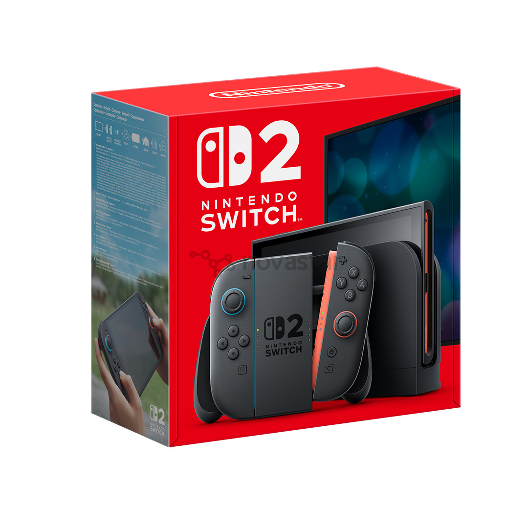 Nintendo Switch 2, juoda - Žaidimų konsolė