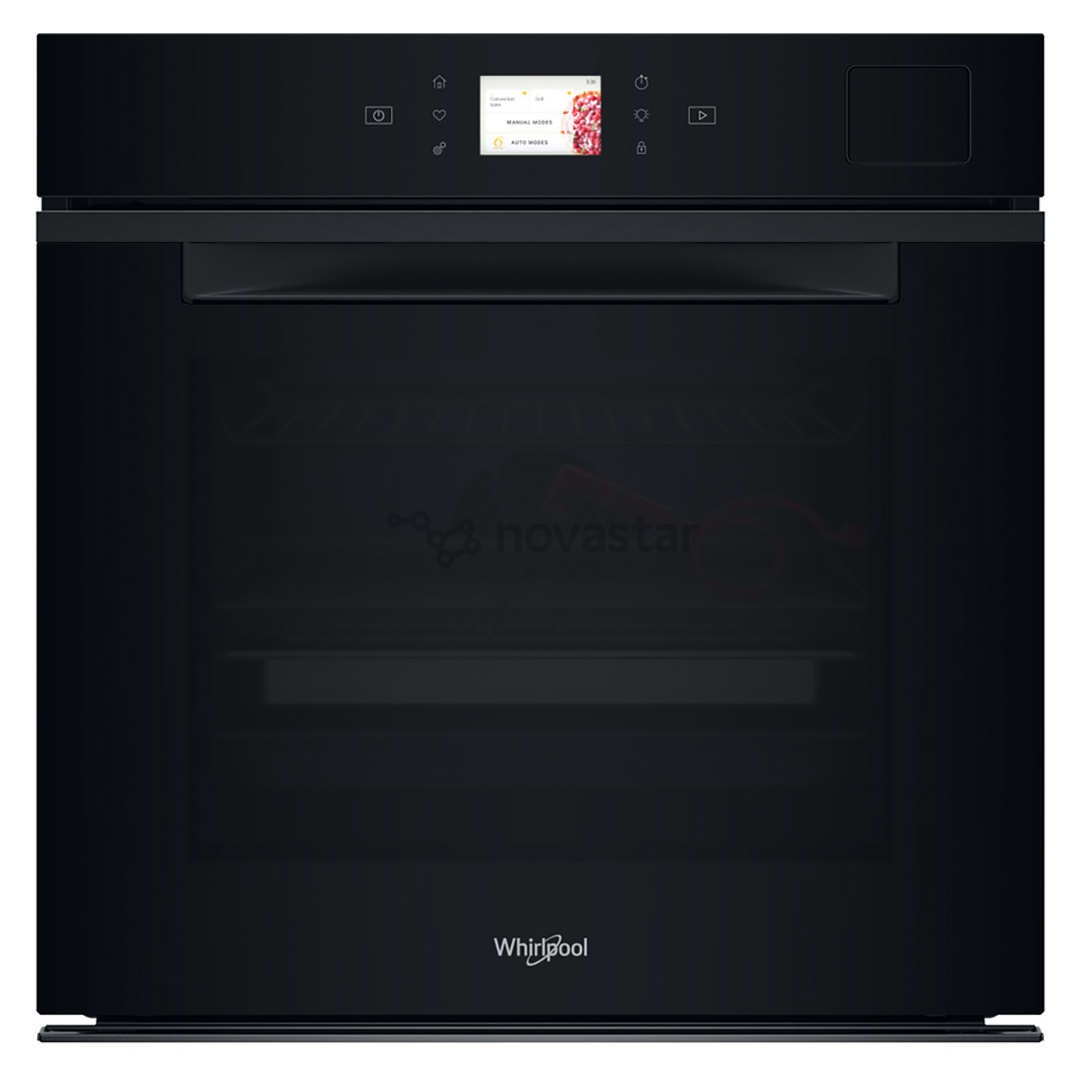 Whirlpool, 73 L, hidrolizė, juoda - Įmontuojama orkaitė