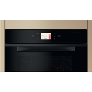 Whirlpool, 73 L, hidrolizė, juoda - Įmontuojama orkaitė
