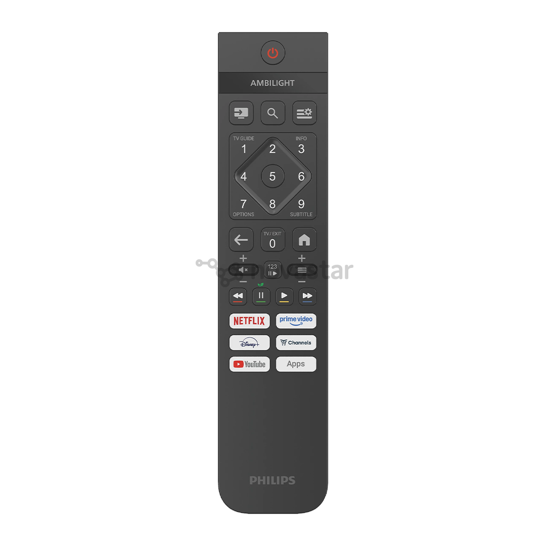 Philips PUS7000, 50'', 4K UHD, LED LCD, черный - Телевизор