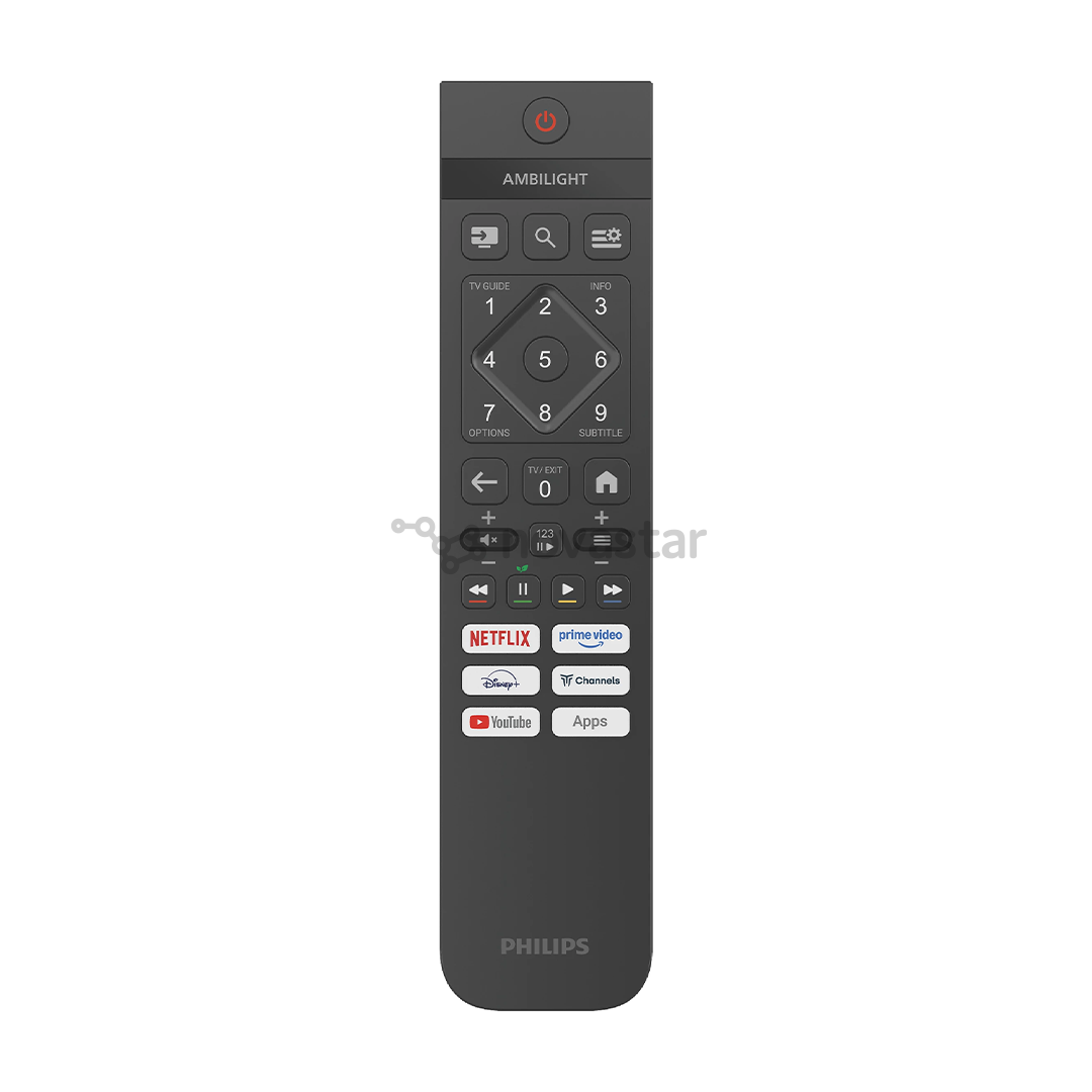 Philips PUS7000, 55'', 4K UHD, LED LCD, черный - Телевизор