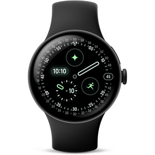 Google Pixel Watch 4, 41 mm, juodas - Išmanusis laikrodis