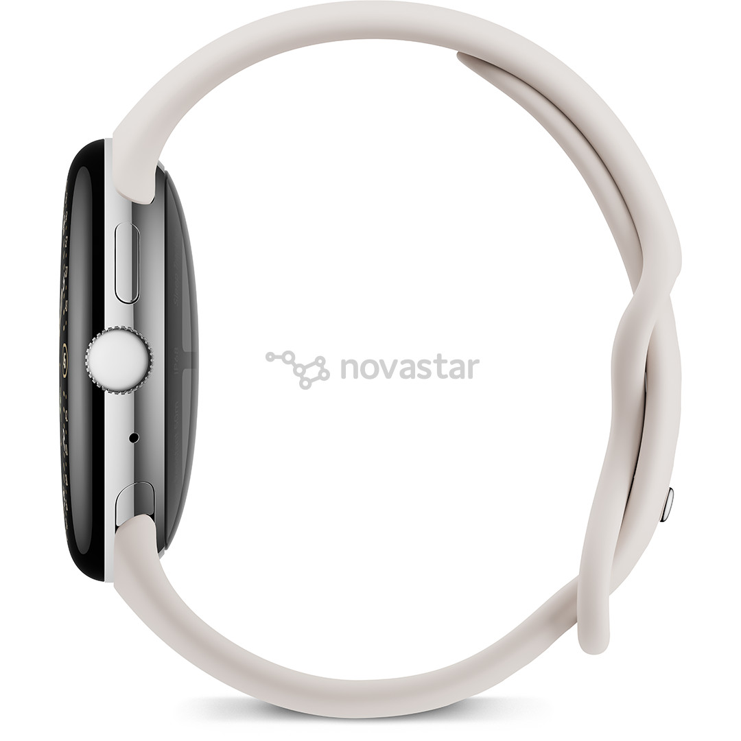 Google Pixel Watch 4, 45 mm, porcelain/silver - Smart watch