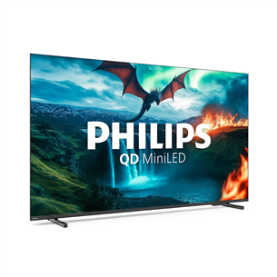 Philips MLED820, 65'', 4K UHD, QD Mini LED, черный - Телевизор