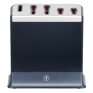 Tefal EverSharp, 5-piece set, stainless steel - Knife set & block