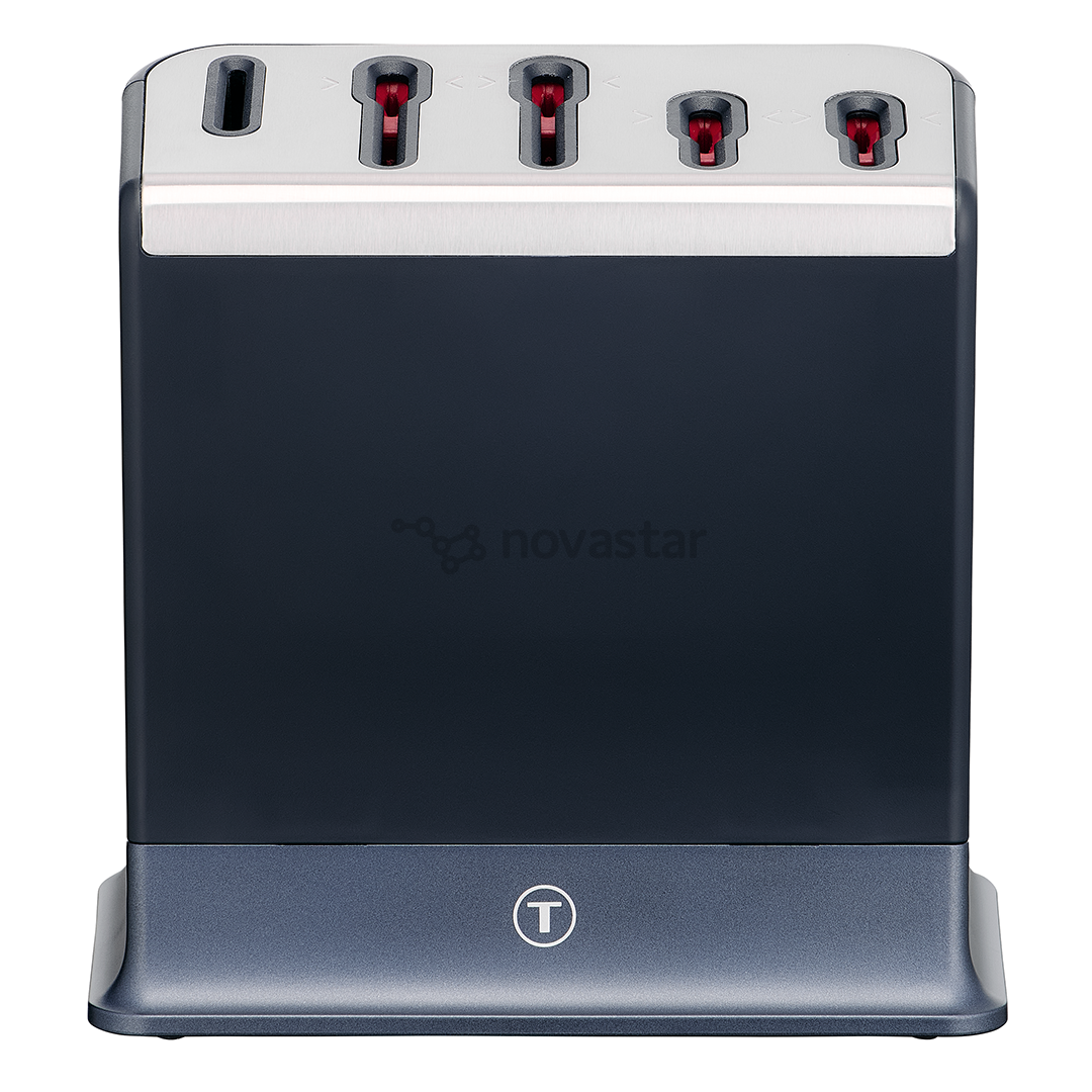 Tefal EverSharp, 5-piece set, stainless steel - Knife set & block