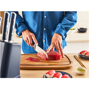 Tefal EverSharp, 5 vnt., nerūdijančio plieno - Peilių rinkinys su stovu