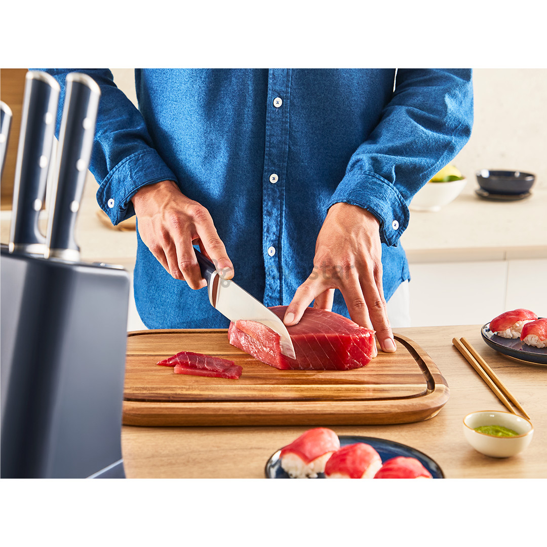 Tefal EverSharp, 5 vnt., nerūdijančio plieno - Peilių rinkinys su stovu