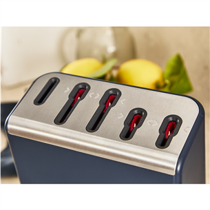 Tefal EverSharp, 5-piece set, stainless steel - Knife set & block