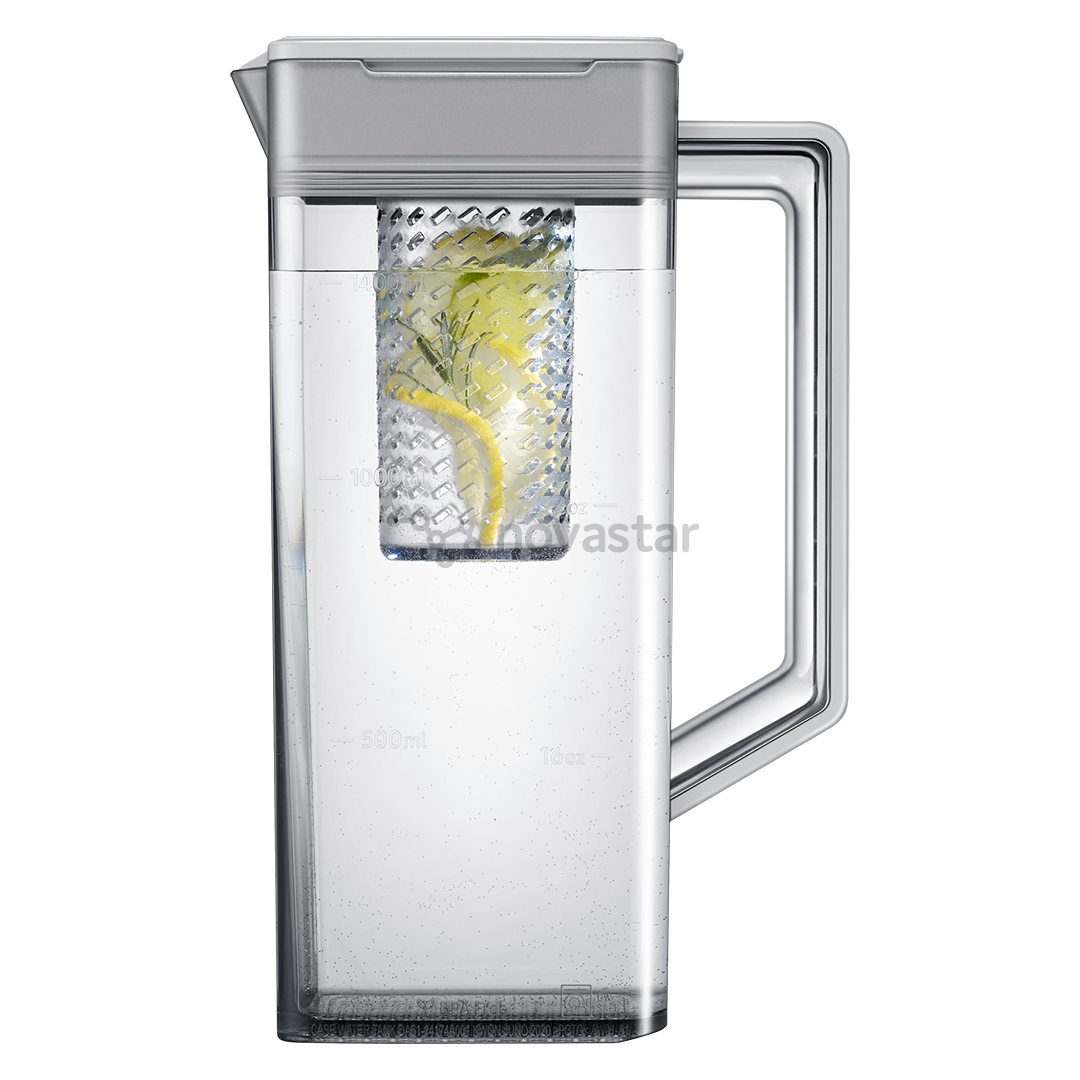 Samsung Bespoke AI Home, 654 L, height 186 cm, black - SBS Refrigerator