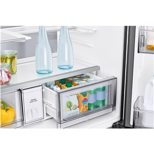 Samsung Bespoke AI Home, 654 L, height 186 cm, black - SBS Refrigerator